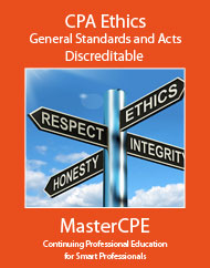 CPA Ethics - General Standards And Acts Discreditable - Online CPA CPE ...